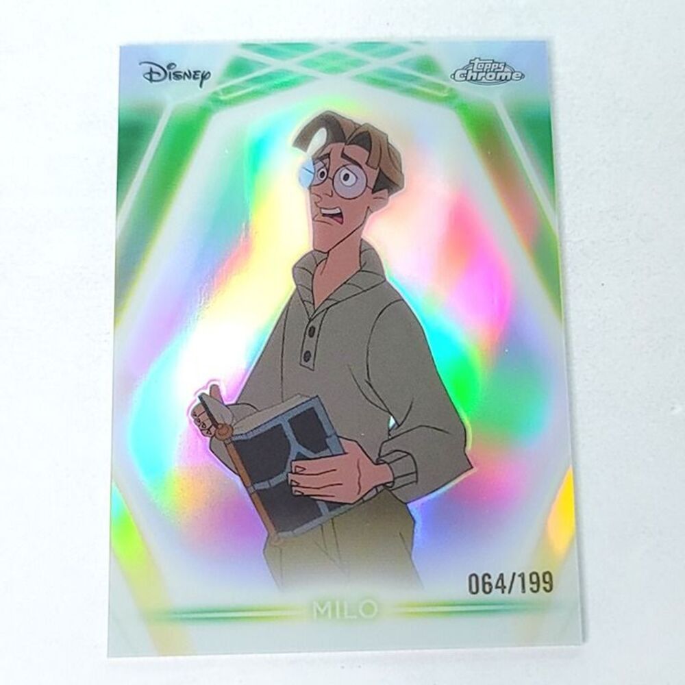 Milo Topps 2026 Disney Neon Holo Chrome Refractor Limited 064/199 CNE